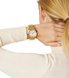 Tory Burch Classic Chronograph White Dial Gold Steel Strap Watch for Women - TBW1032 Buy Now By Tory Burch
