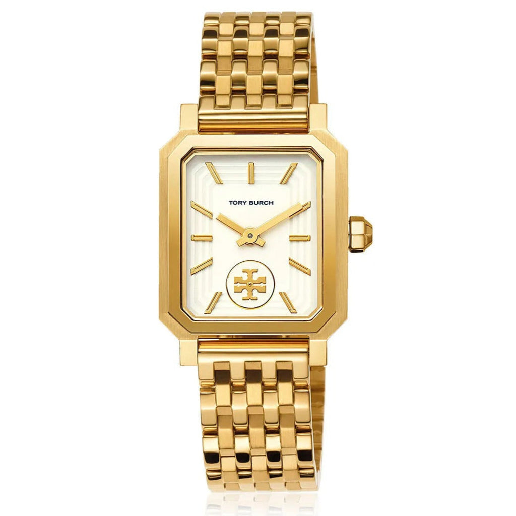 Tory Burch Robinson White Dial Gold Steel Strap Watch for Women - TBW1500 Buy Now By Tory Burch