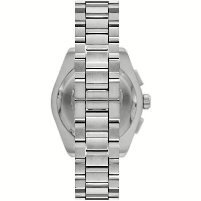 Emporio Armani Federico Chronograph Green Dial Silver Steel Strap Watch for Men - AR11640 Buy Now By Emporio Armani