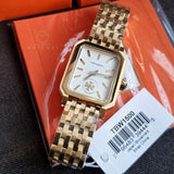 Tory Burch Robinson White Dial Gold Steel Strap Watch for Women - TBW1500 Buy Now By Tory Burch
