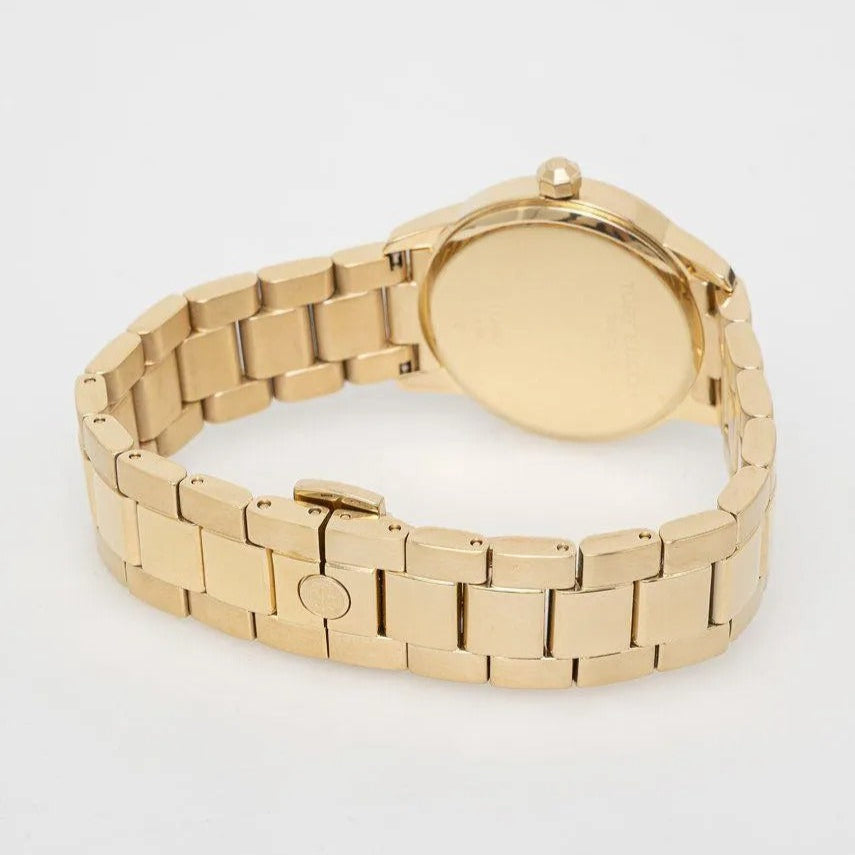 Tory Burch Collins White Dial Gold Steel Strap Watch for Women - TBW1300 Buy Now By Tory Burch