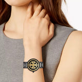 Tory Burch Reva Black Dial Black Steel Strap Watch for Women - TBW4039 Buy Now By Tory Burch