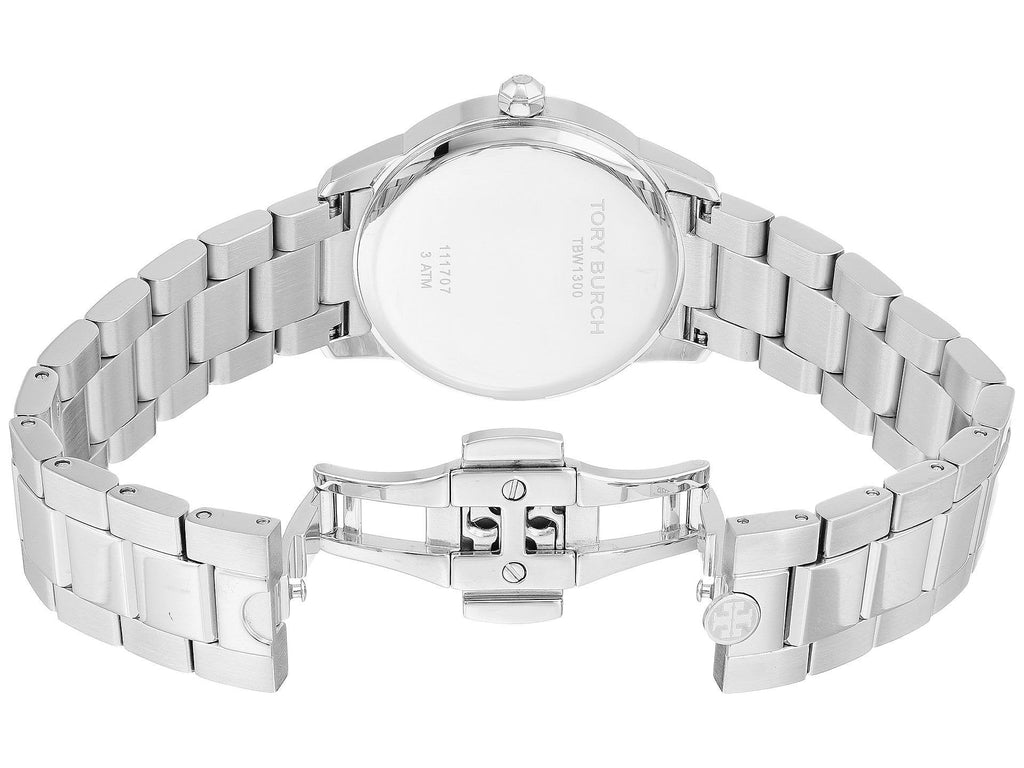 Tory Burch Collins White Dial Silver Steel Strap Watch for Women - TBW1301 Buy Now By Tory Burch