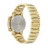 Versace Greca Logo Quartz Black Dial Gold Steel Strap Watch for Men - VE8G00624 Buy Now By Versace