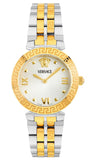 Versace Daphnis White Dial Two Tone Steel Strap Watch for Women - VEOCA0324 Buy Now By Versace