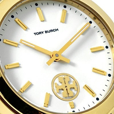 Tory Burch Collins White Dial Gold Steel Strap Watch for Women - TBW1300 Buy Now By Tory Burch
