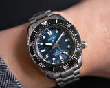 Seiko Prospex Diver Scuba Automatic Blue Dial Silver Steel Strap Watch for Men - SBEJ021