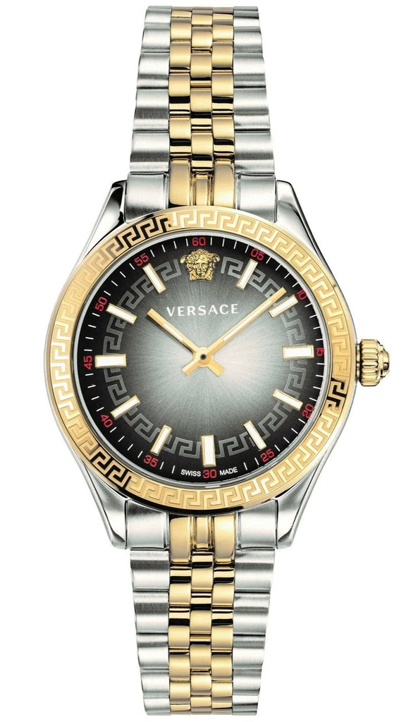 Versace Hellenyium Grey Dial Two Tone Steel Strap Watch for Women - VEHU00520 Buy Now By Versace