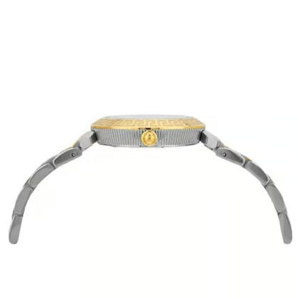 Versace Daphnis White Dial Two Tone Steel Strap Watch for Women - VEOCA0324 Buy Now By Versace