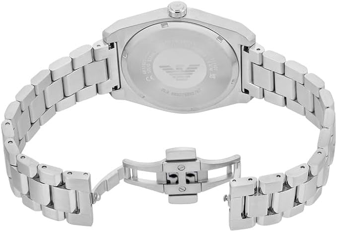 Emporio Armani Frederico Analog Green Dial Silver Steel Strap Watch for Men - AR11621 Buy Now By Emporio Armani