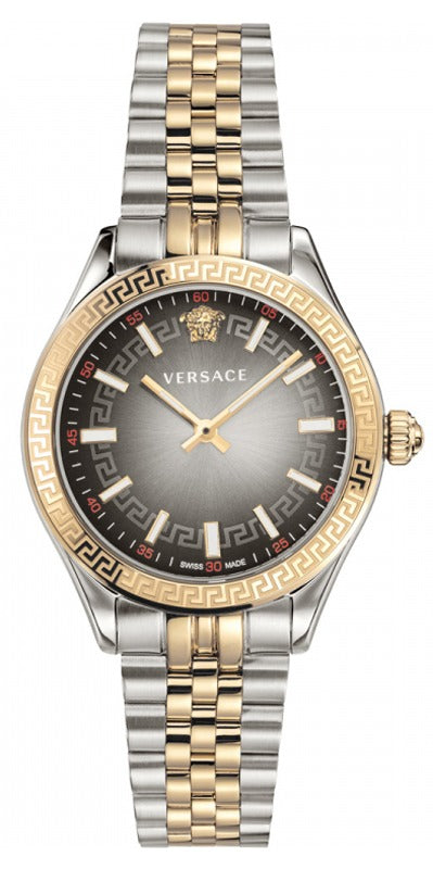 Versace Hellenyium Grey Dial Two Tone Steel Strap Watch for Women - VEHU00520 Buy Now By Versace