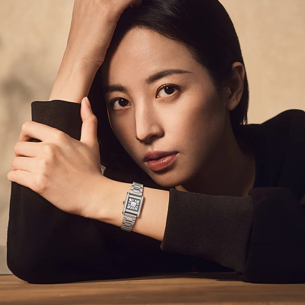 Emporio Armani Genni Analog Mother of Pearl Dial Silver Steel Strap Watch for Women - AR11662 Buy Now By Emporio Armani