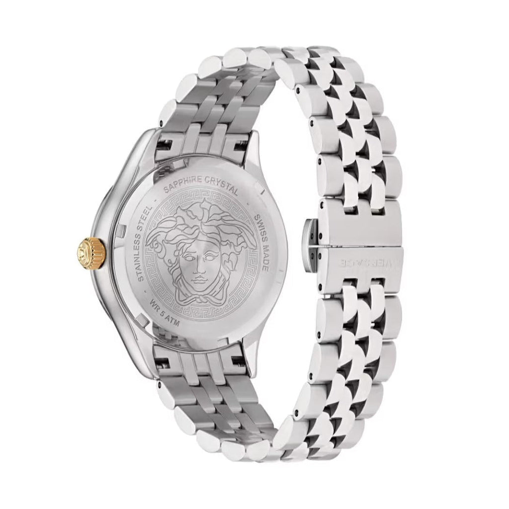 Versace Hellenyium Quartz Silver Dial Silver Steel Strap Watch for Women - VE2S00322 Buy Now By Versace