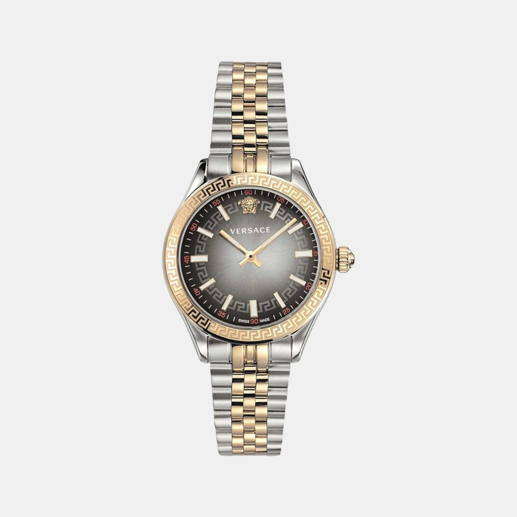 Versace Hellenyium Grey Dial Two Tone Steel Strap Watch for Women - VEHU00520 Buy Now By Versace