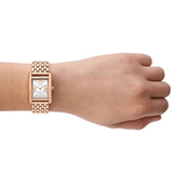 Tory Burch Eleanor Mother of Pearl White Dial Rose Gold Steel Strap Watch for Women - TBW1079 Buy Now By Tory Burch