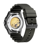 Citizen Mechanical Automatic Black Dial Black Rubber Strap Watch for Men - NJ0125-11E Buy Now By Citizen