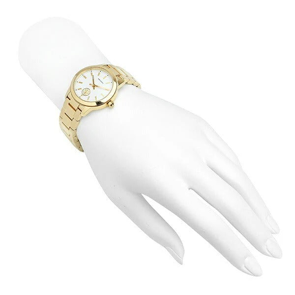 Tory Burch Collins White Dial Gold Steel Strap Watch for Women - TBW1300 Buy Now By Tory Burch