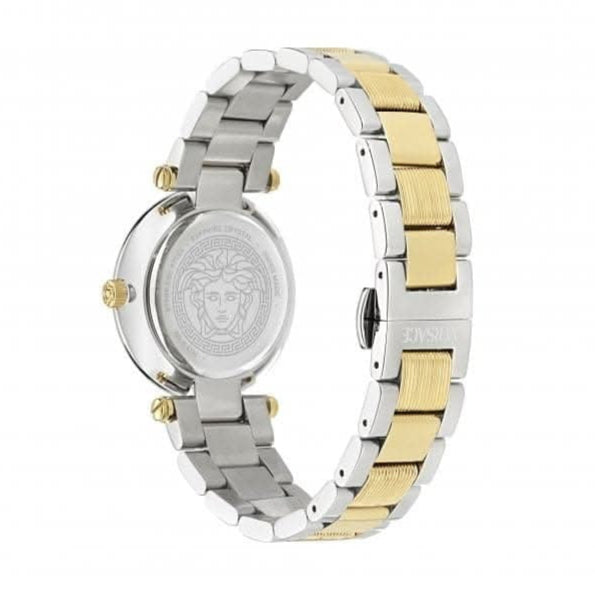 Versace Reve Analog Green Dial Two Tone Steel Strap Watch for Women - VE8B00524 Buy Now By Versace