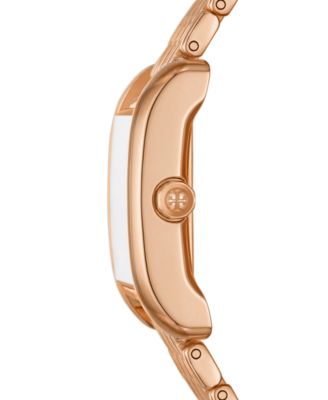 Tory Burch Eleanor Mother of Pearl White Dial Rose Gold Steel Strap Watch for Women - TBW1079 Buy Now By Tory Burch