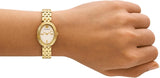 Tory Burch Oval White Dial Gold Steel Strap Watch for Women - TBW6032 Buy Now By Tory Burch