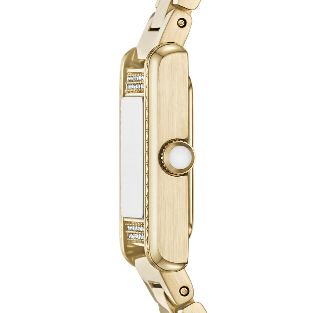 Emporio Armani Genni Crystals Gold Dial Gold Steel Strap Watch for Women - AR11663 Buy Now By Emporio Armani