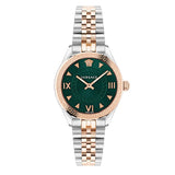 Versace Hellenyium Quartz Green Dial Two Tone Steel Strap Watch for Women - VE2S00422 Buy Now By Versace