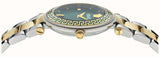 Versace Reve Analog Green Dial Two Tone Steel Strap Watch for Women - VE8B00524 Buy Now By Versace