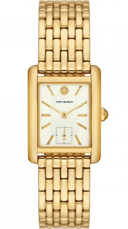 Tory Burch Eleanor White Dial Gold Steel Strap Watch for Women - TBW1060 Buy Now By Tory Burch