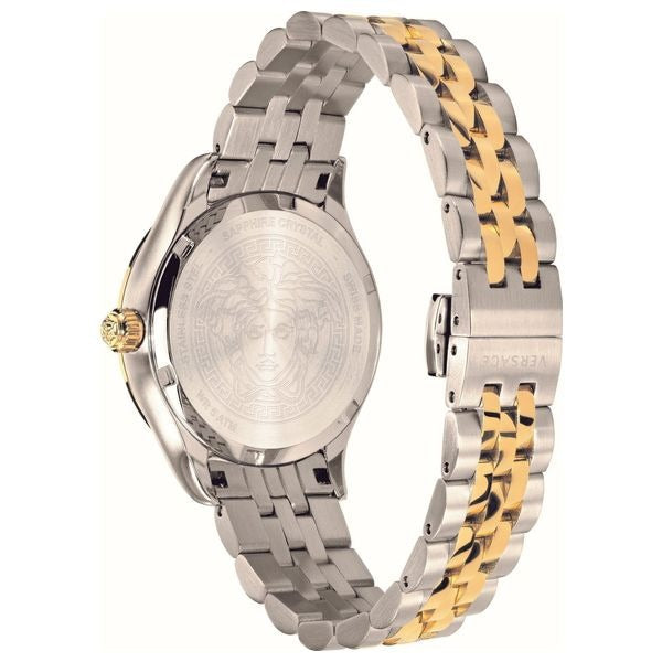 Versace Hellenyium Grey Dial Two Tone Steel Strap Watch for Women - VEHU00520 Buy Now By Versace