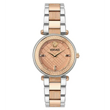 Versace Reve Analog Rose Gold Dial Two Tone Steel Strap Watch for Women - VE8B00424 Buy Now By Versace