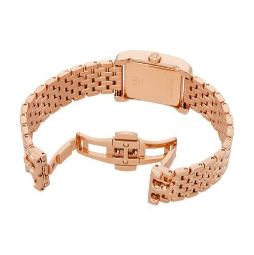 Tory Burch Eleanor Mother of Pearl White Dial Rose Gold Steel Strap Watch for Women - TBW1079 Buy Now By Tory Burch