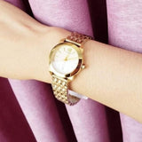 Tory Burch Whitney White Dial Gold Steel Strap Watch for Women - TBW8000 Buy Now By Tory Burch