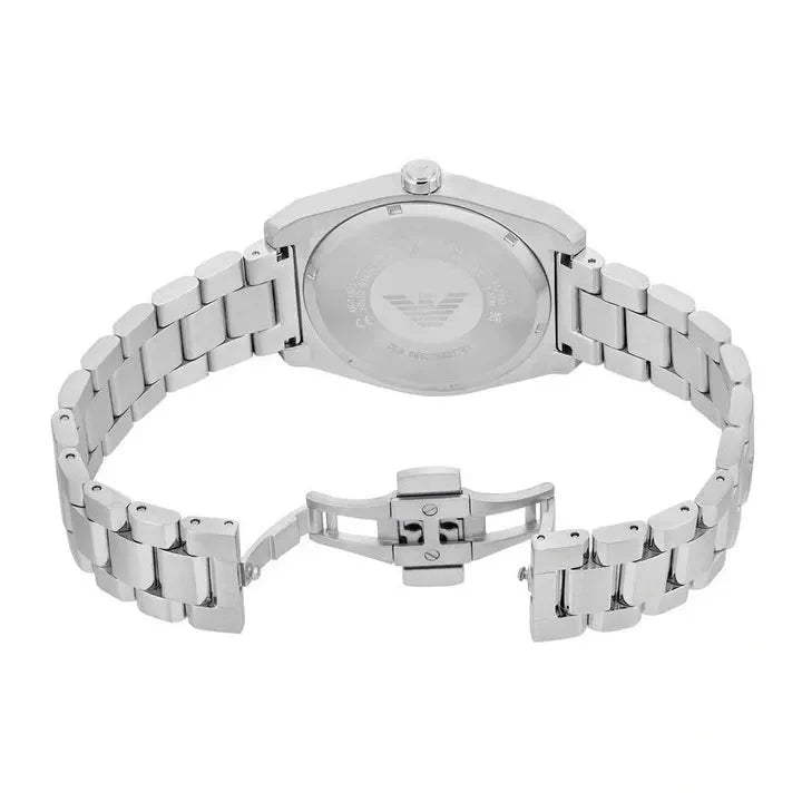 Emporio Armani Frederico Analog Green Dial Silver Steel Strap Watch for Men - AR11621 Buy Now By Emporio Armani