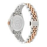 Versace V-Code Analog White Dial Two Tone Steel Strap Watch for Women - VE8I00624 Buy Now By Versace
