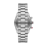 Emporio Armani Racer Chronograph Blue Dial Silver Steel Strap Watch for Men - AR11676 Buy Now By Emporio Armani