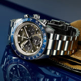 Seiko Prospex Speedtimer Solar Chronograph Grey Dial Silver Steel Strap Watch for Men - SSC939 Buy Now By Seiko