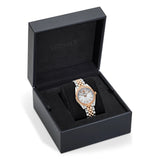 Versace V-Code Analog White Dial Two Tone Steel Strap Watch for Women - VE8I00624 Buy Now By Versace