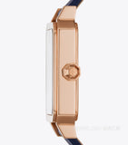 Tory Burch Robinson Quartz Blue Dial Blue Leather Strap Watch for Women - TBW1511 Buy Now By Tory Burch