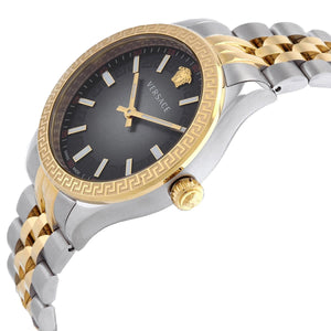Versace Hellenyium Grey Dial Two Tone Steel Strap Watch for Women - VEHU00520 Buy Now By Versace