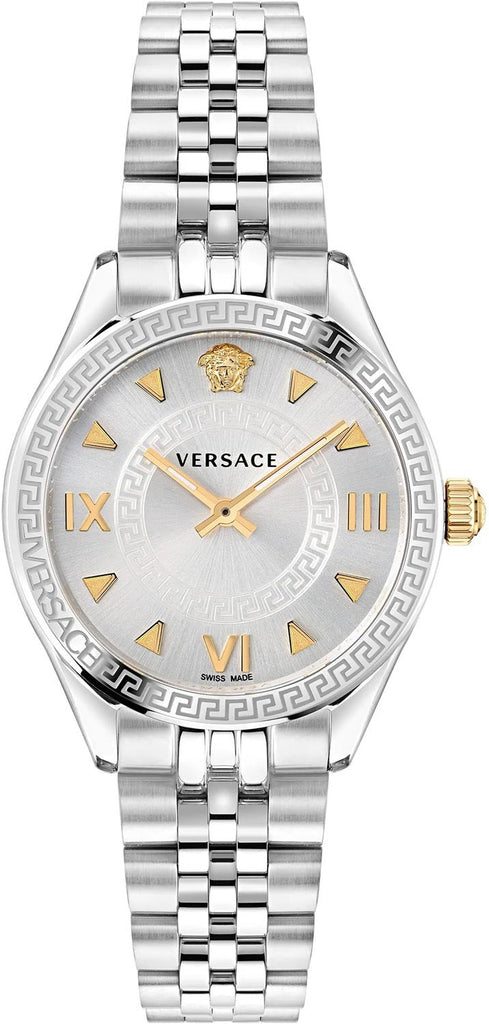 Versace Hellenyium Quartz Silver Dial Silver Steel Strap Watch for Women - VE2S00322 Buy Now By Versace
