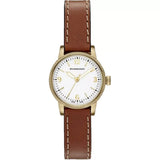 Burberry The Utilitarian White Dial Brown Leather Strap Watch for Women - BU7865 Buy Now By Burberry