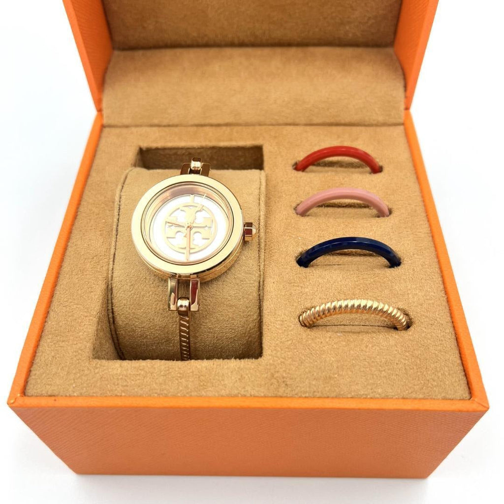 Tory Burch Riva Rose Gold Dial Rose Gold Steel Strap Watch for Women - TBW4037 Buy Now By Tory Burch