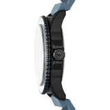 Emporio Armani Sea Explorer Divers Blue Dial Blue Silicone Strap Watch for Men - AR11685 Buy Now By Emporio Armani