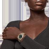 Versace Hellenyium Quartz Green Dial Two Tone Steel Strap Watch for Women - VEHU00420 Buy Now By Versace