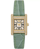 Emporio Armani Classic White Dial Green Leather Strap Watch for Women - AR11661 Buy Now By Emporio Armani