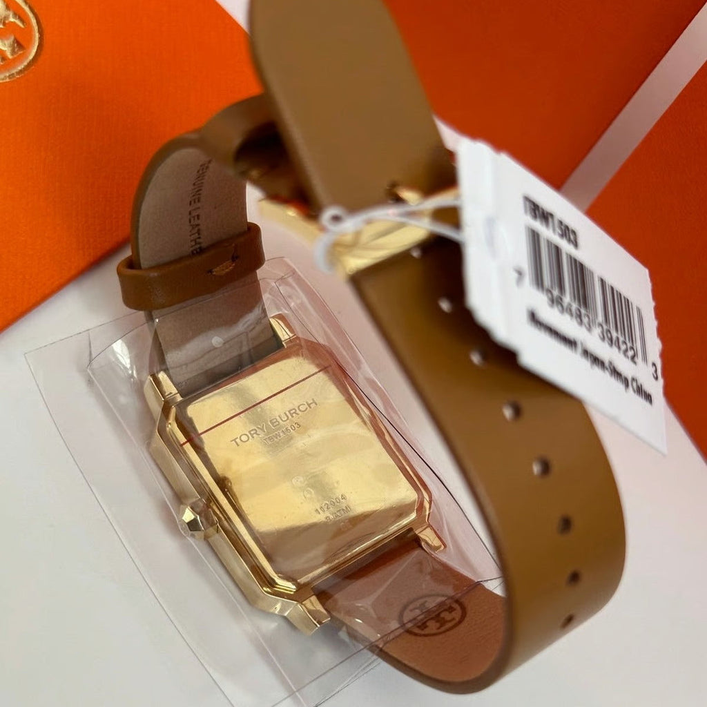 Tory Burch Robinson White Dial Brown Leather Strap Watch for Women - TBW1503 Buy Now By Tory Burch