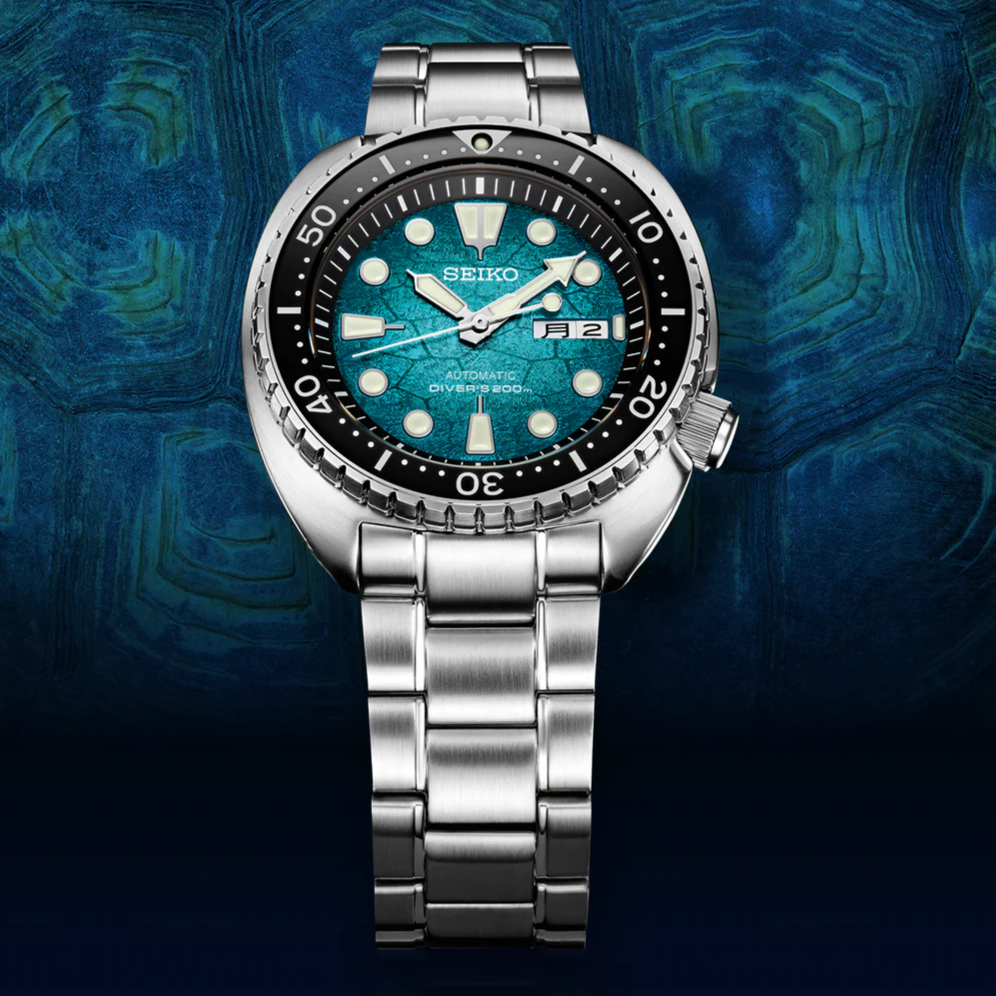 Seiko US Special Edition Automatic Green Dial Silver Steel Strap Watch for Men - SRPH57 Buy Now By Seiko