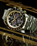 Seiko Prospex Speedtimer Solar Chronograph Black Dial Silver Steel Strap Watch for Men - SSC941 Buy Now By Seiko