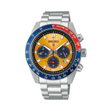 Seiko Prospex Solar Chronograph 1969 Re-interpretation Orange Dial Silver Steel Strap Watch for Men - SSC947 Buy Now By Seiko