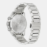 Versace Greca Dome Chronograph Blue Dial Silver Steel Strap Watch for Men - VE6K00323 Buy Now By Versace